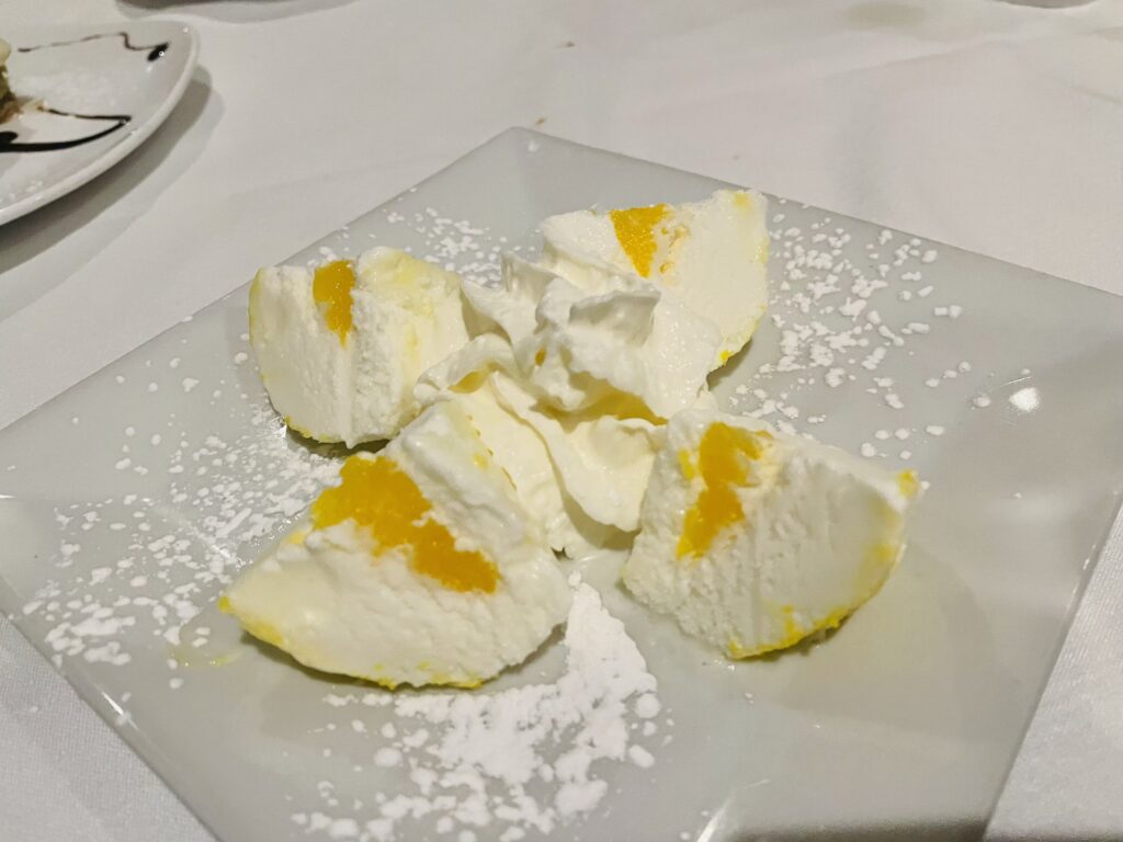 イタリアンレストランアマロン、レモンジェラート
