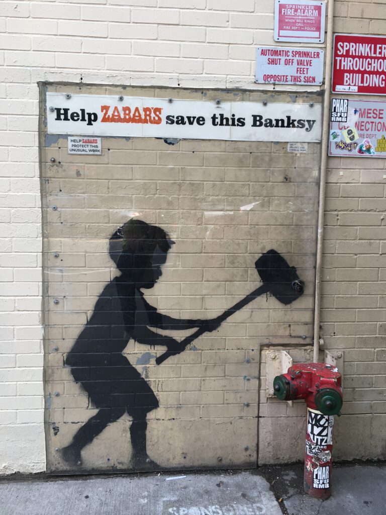 ニューヨーク、ゼイバーズおすすめ、Zabar's、バンクシー