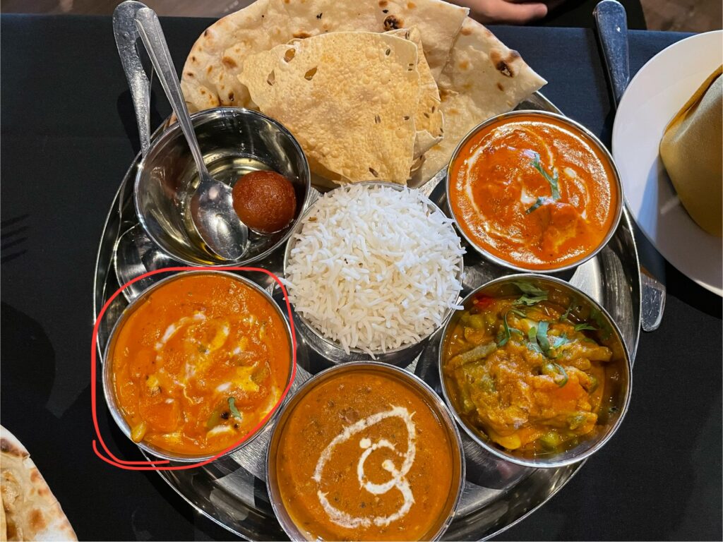 Turmeric Indian Bistro、インドカレー