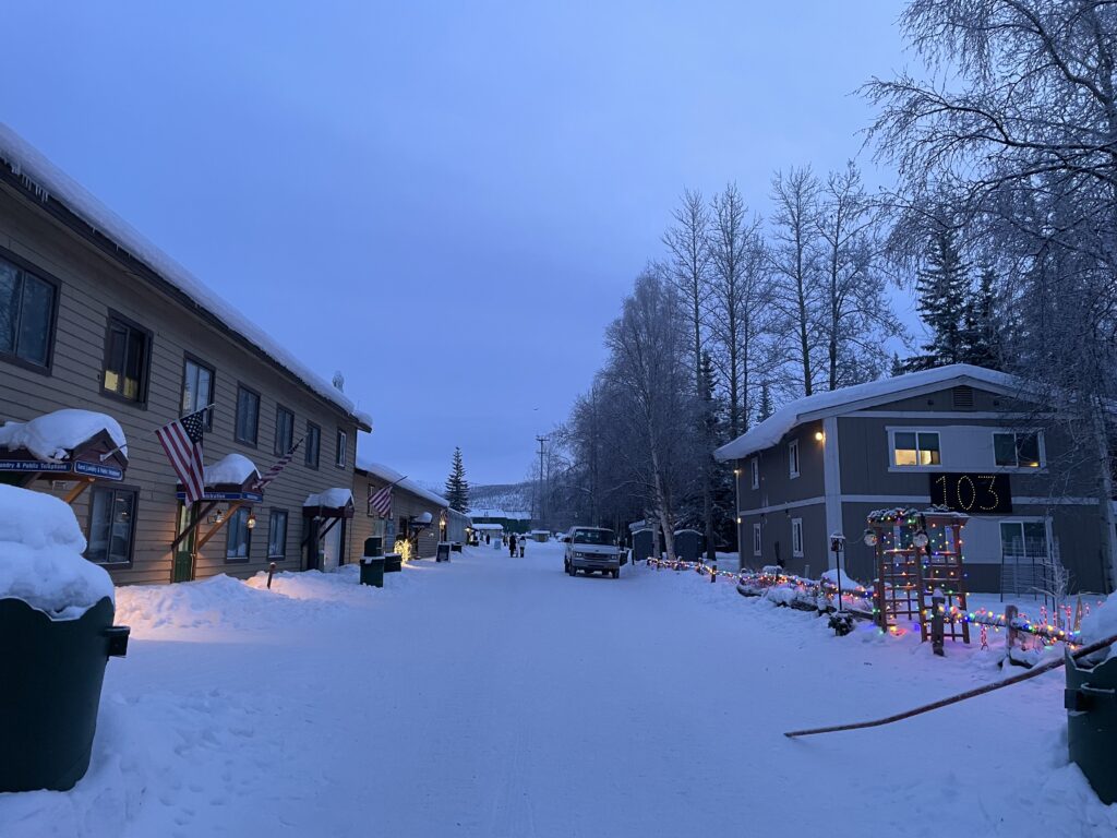 子連れアラスカ旅行記、オーロラ、チナ温泉リゾート