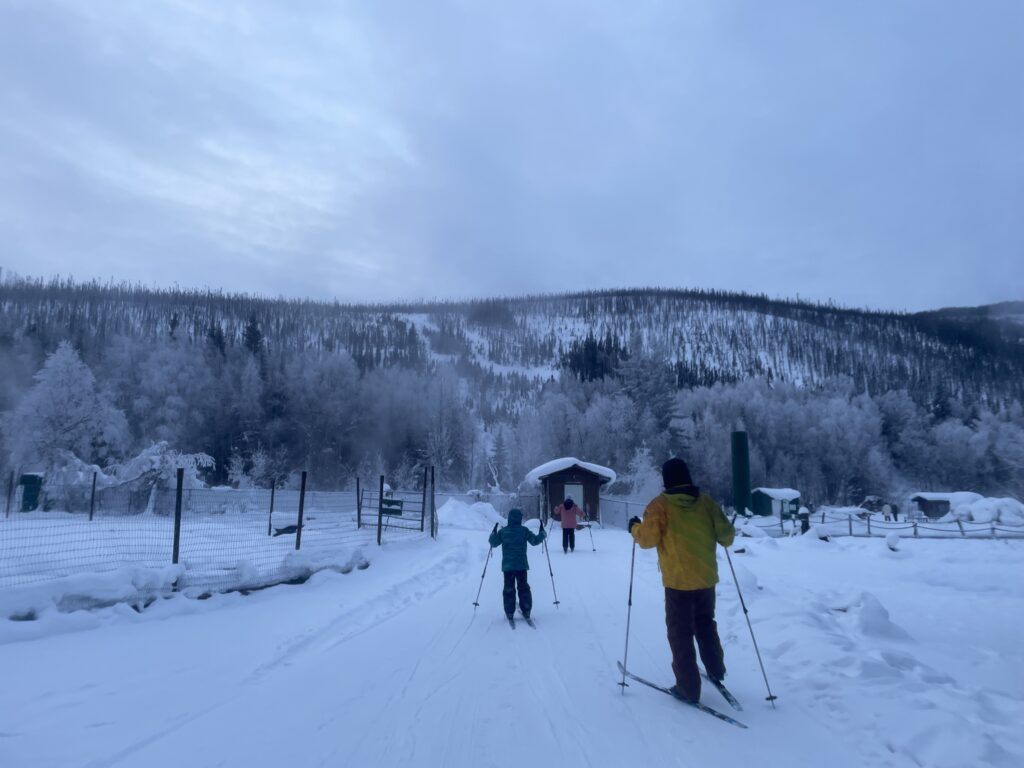 子連れアラスカ旅行記、オーロラ、チナ温泉リゾート