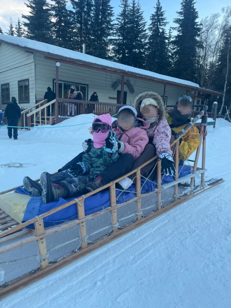 子連れアラスカ旅行記、オーロラ、チナ温泉リゾート