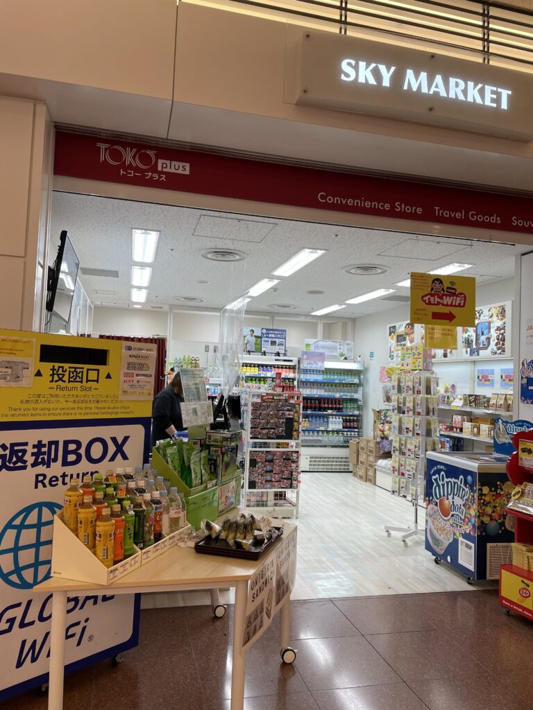 日本へ一時帰国、羽田空港