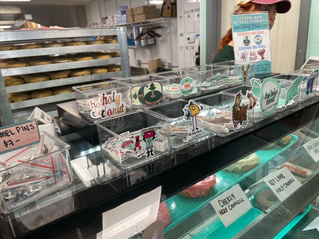 メイン州ポートランド、the holy donut
