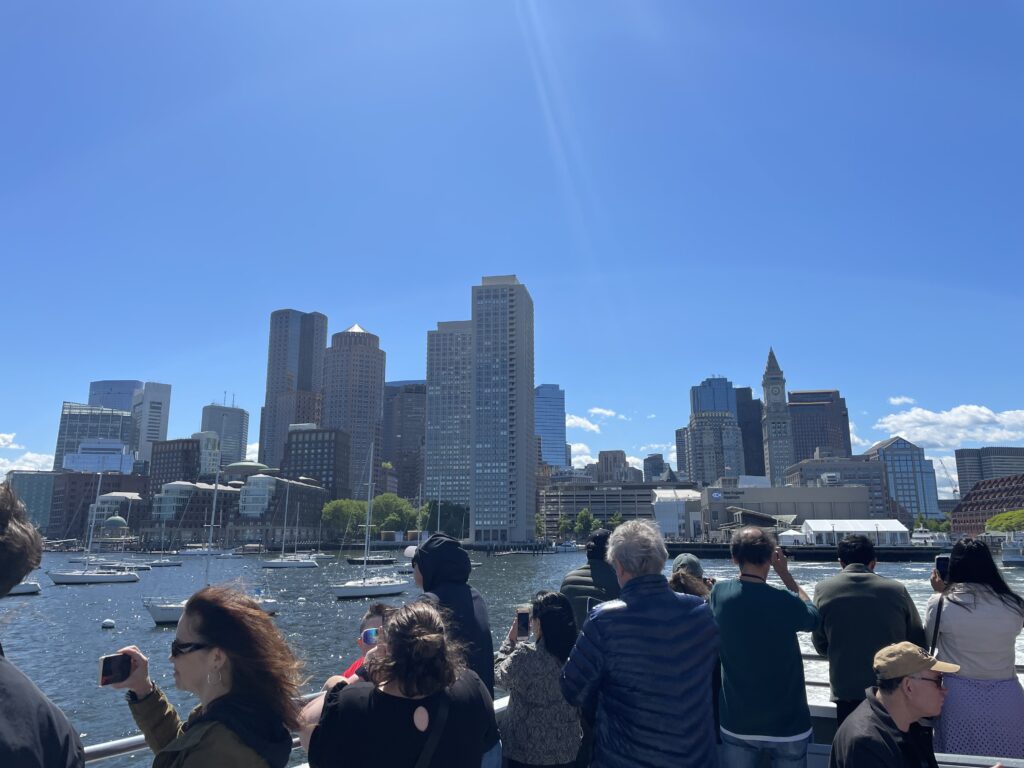 ボストン、くじらウォッチング