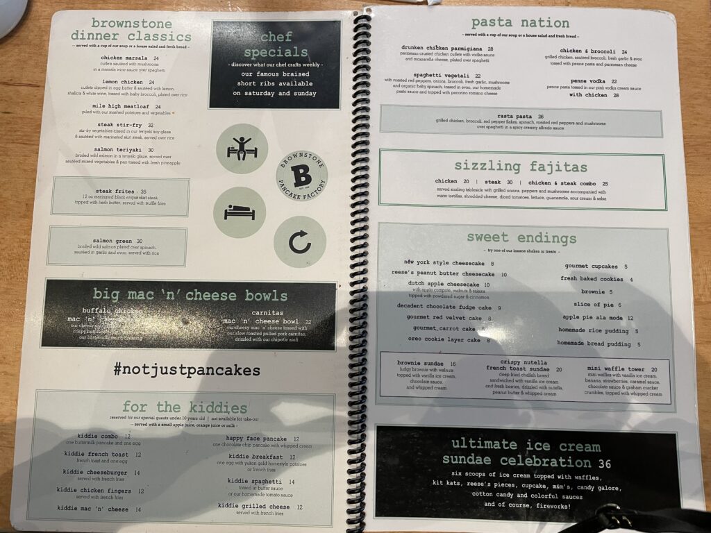 Brownstone Pancake Factory