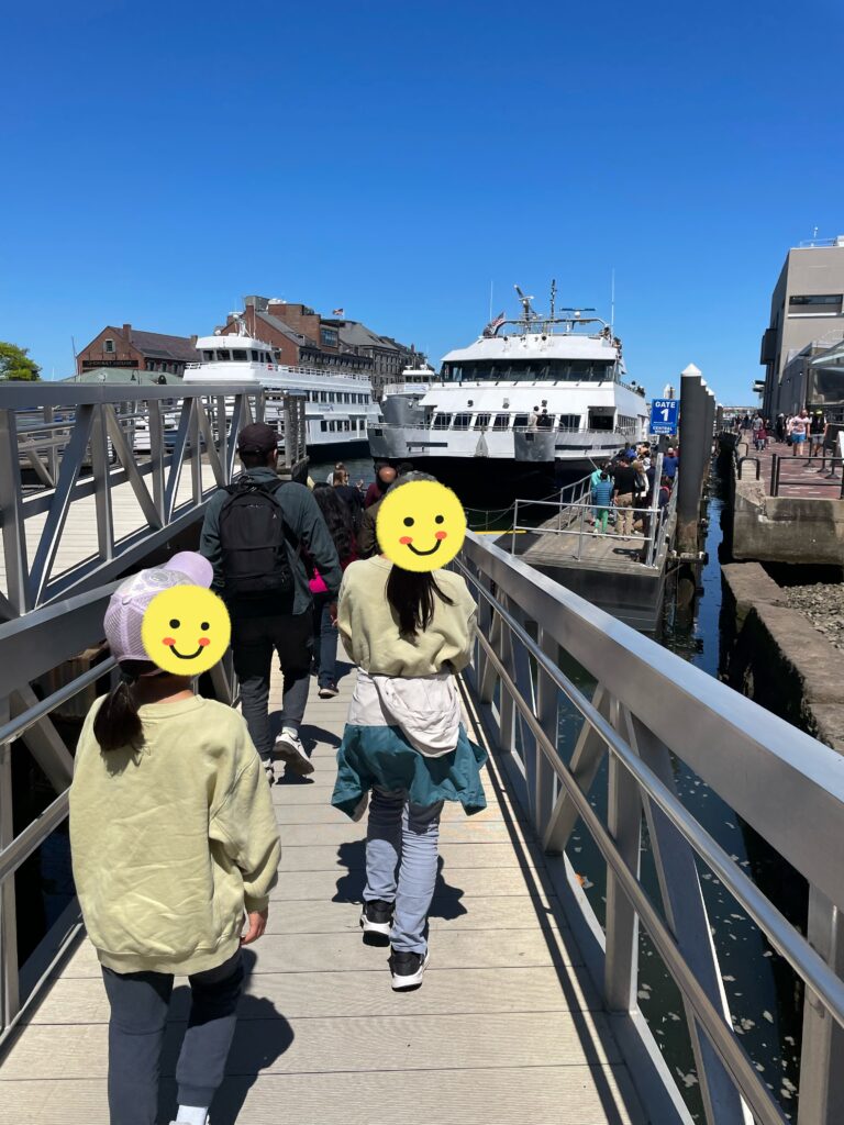 ボストン、くじらウォッチング