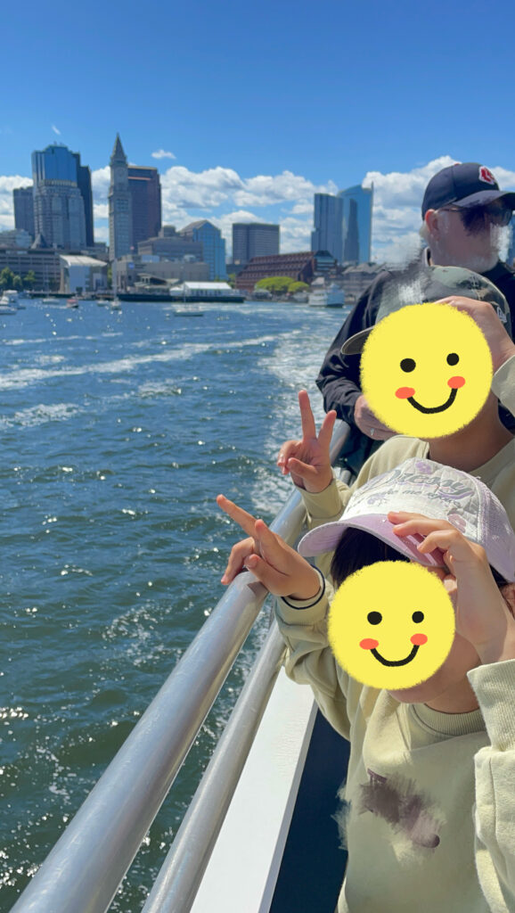 ボストン、くじらウォッチング