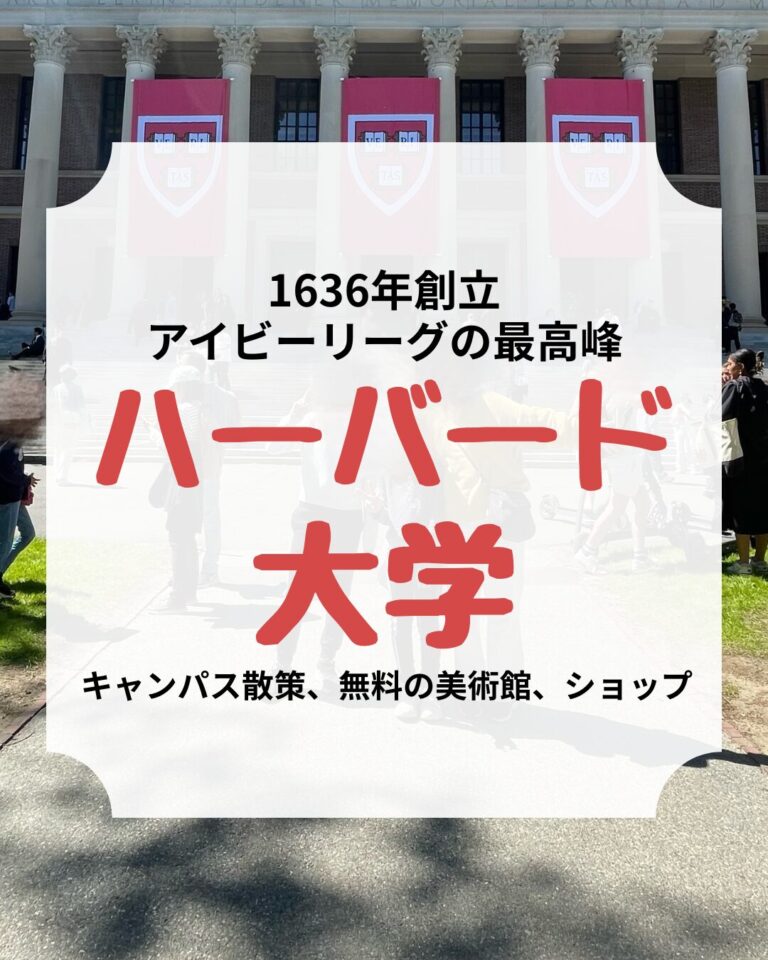 ボストン、ハーバード大学、アイキャッチ