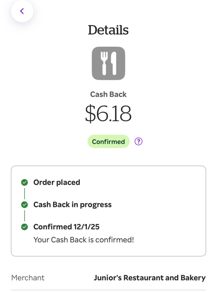 ジュニアーズ、チーズケーキ