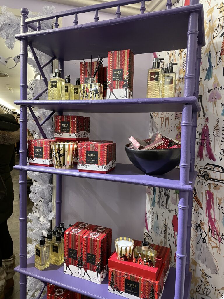 ニューヨーク五番街のクリスマスイルミネーション、バーグドルフグッドマン