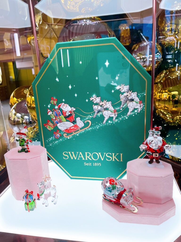 ホリデーシーズン、マンハッタン弾丸街歩き、五番街、スワロフスキー