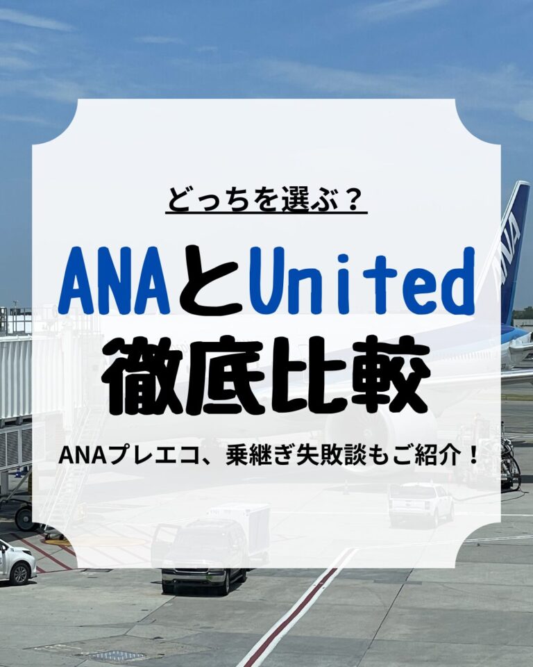 日本へ一時帰国、united airline、ana, アイキャッチ