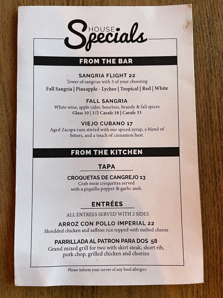 Casual Habana Cafe、キューバレストラン