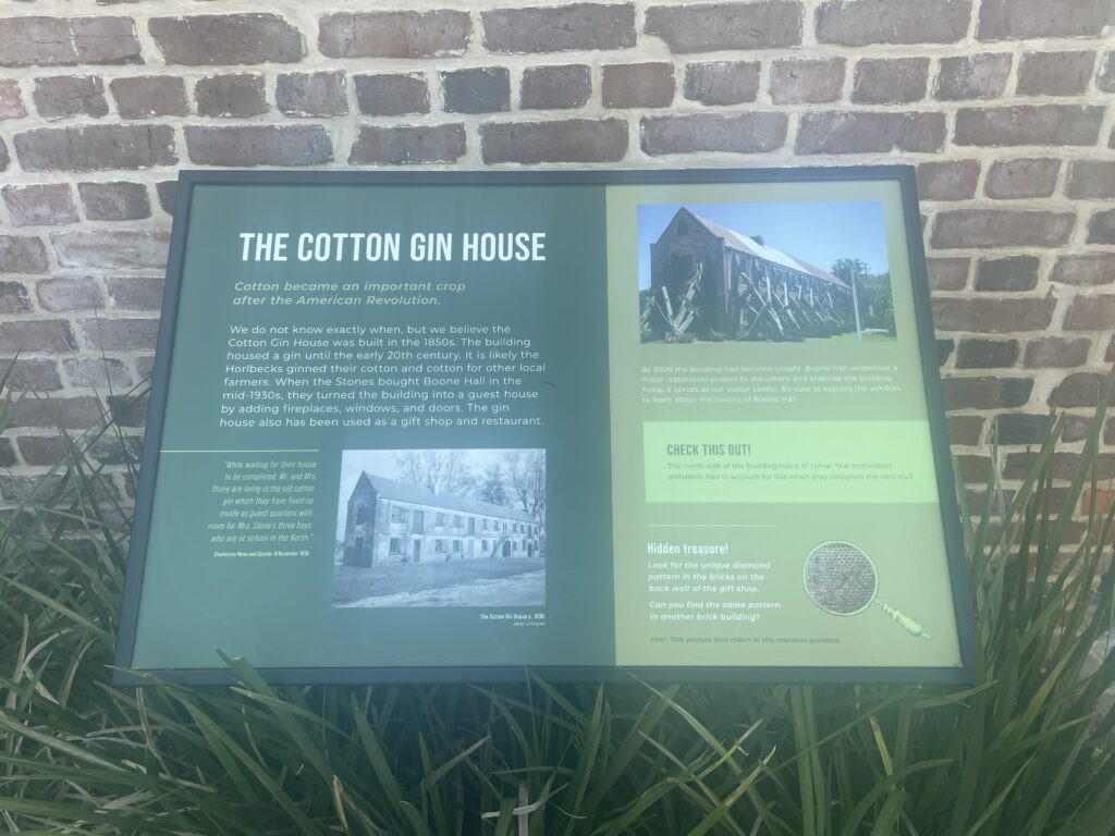 アメリカ東海岸縦断、チャールストン、Boone Hall Plantation & Gardens