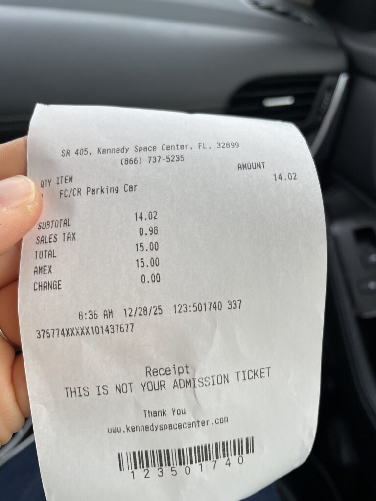 アメリカ東海岸縦断、ケネディ宇宙センター