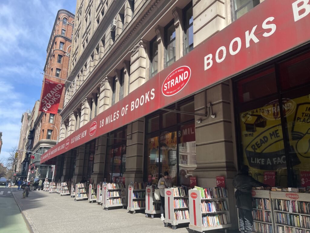 ユニオンスクエア周辺おすすめ、Strand　Bookstore