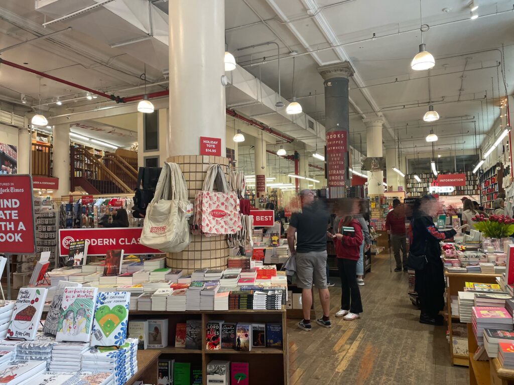 ユニオンスクエア周辺おすすめ、Strand　Bookstore