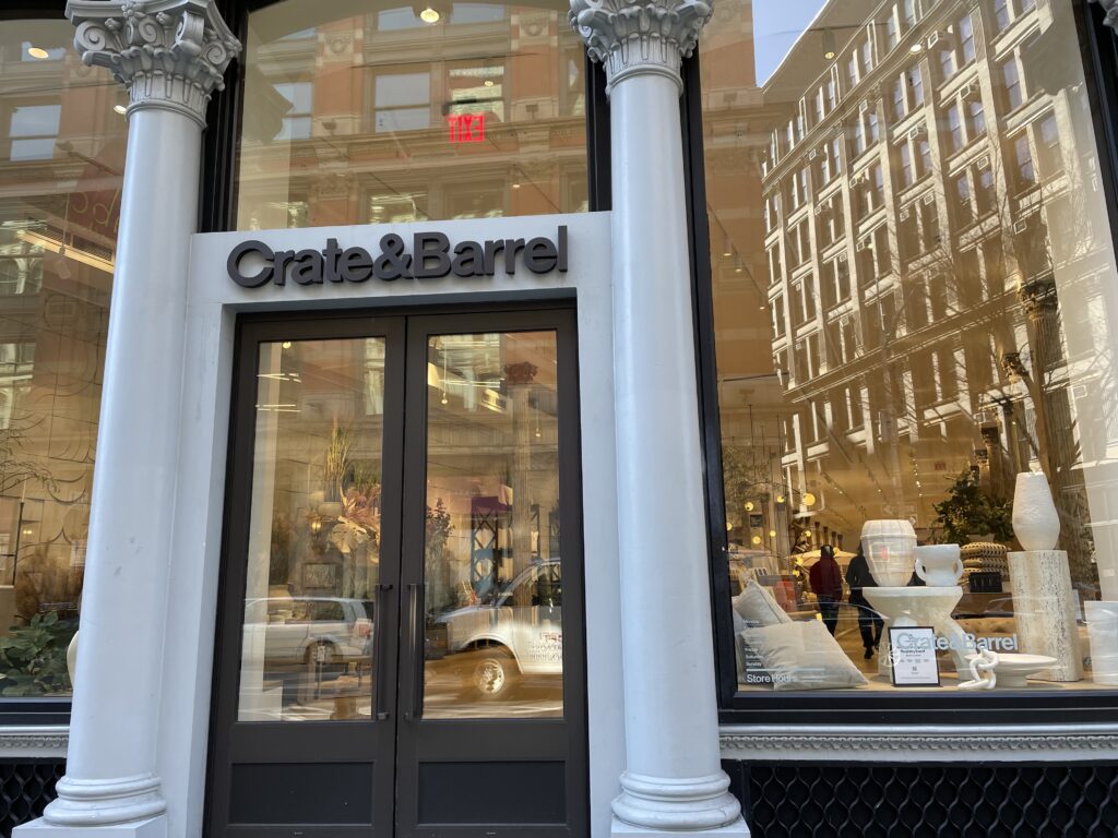 ユニオンスクエア周辺おすすめ、Crate&Barrel