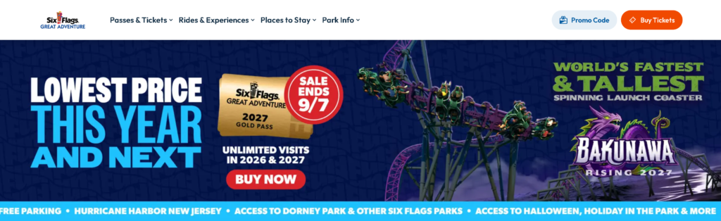 シックスフラッグズ、Six Flags